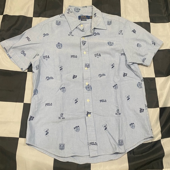 Lot of 4 Polo Ralph Lauren Short Sleeve Button Up Shirts & 1 Tommy - Picture 2 of 16